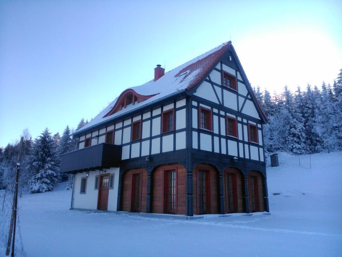 Izerski Horyzont - Dom Z Balia W Lesnej Perspektywie Kopaniec Luaran gambar