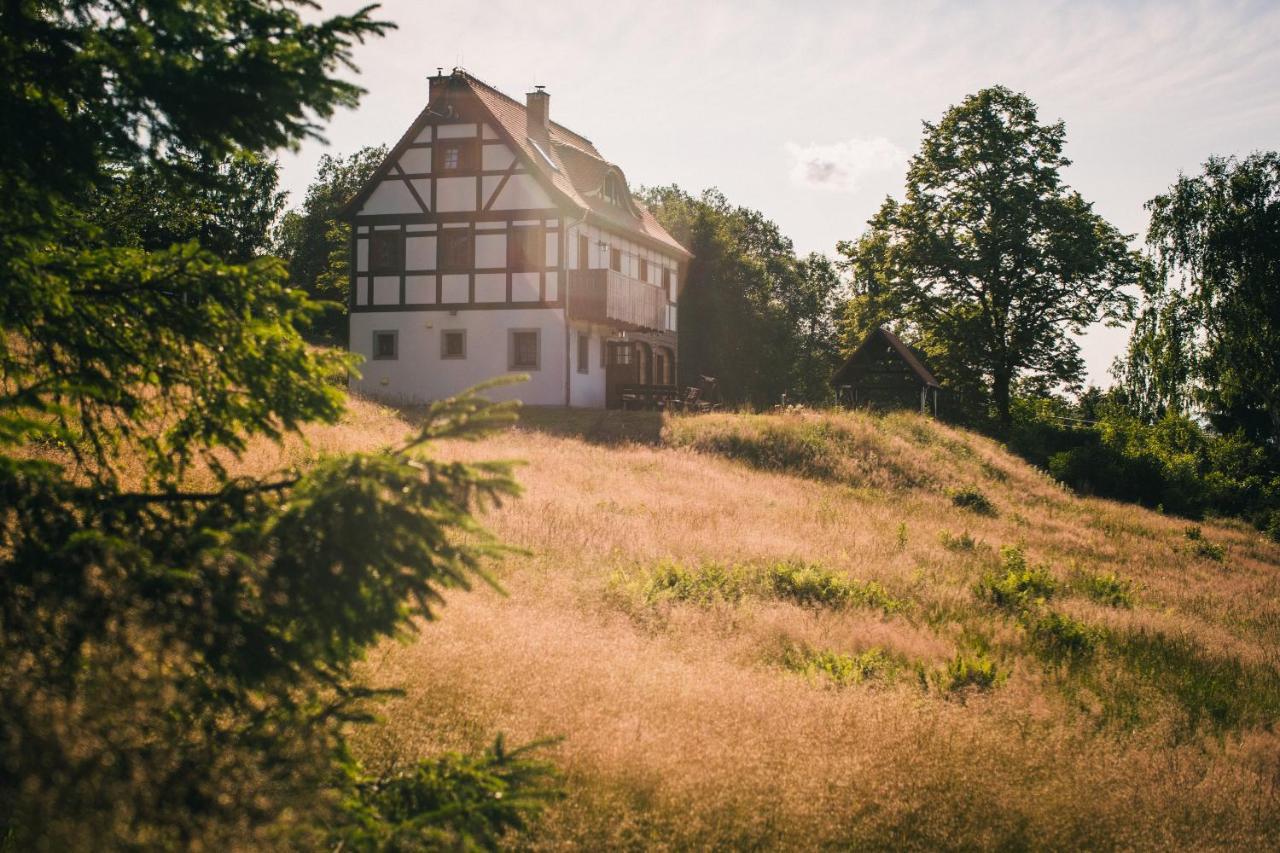 Izerski Horyzont - Dom Z Balia W Lesnej Perspektywie Kopaniec Luaran gambar