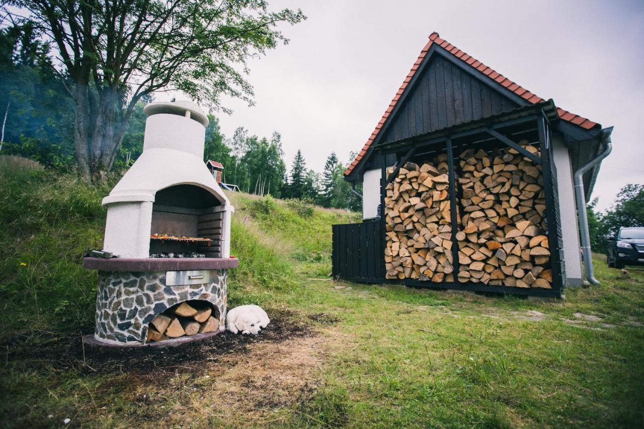 Izerski Horyzont - Dom Z Balia W Lesnej Perspektywie Kopaniec Luaran gambar