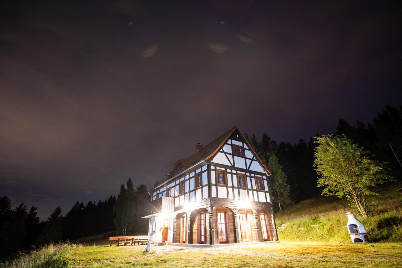 Izerski Horyzont - Dom Z Balia W Lesnej Perspektywie Kopaniec Luaran gambar